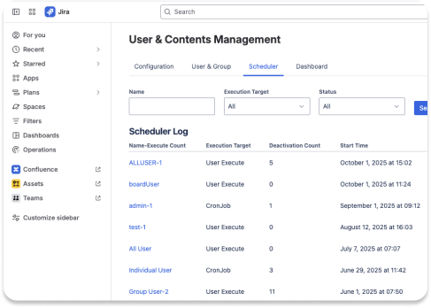Moves User/Contents Management